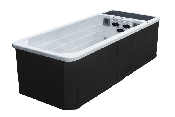 De Waterwave Spas Everest: de eenvoud van het klasieke zwembad in combinatie met de high-end technologie van de swimspa's